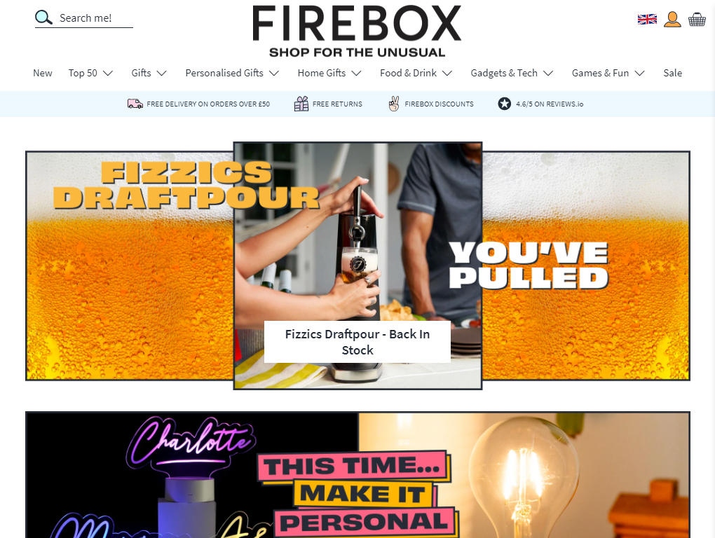 Firebox Website Screenshot