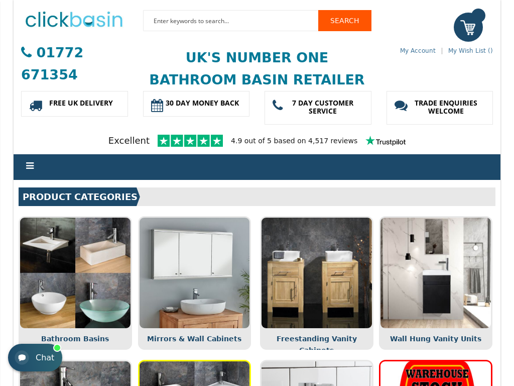 ClickBasin Website Screenshot