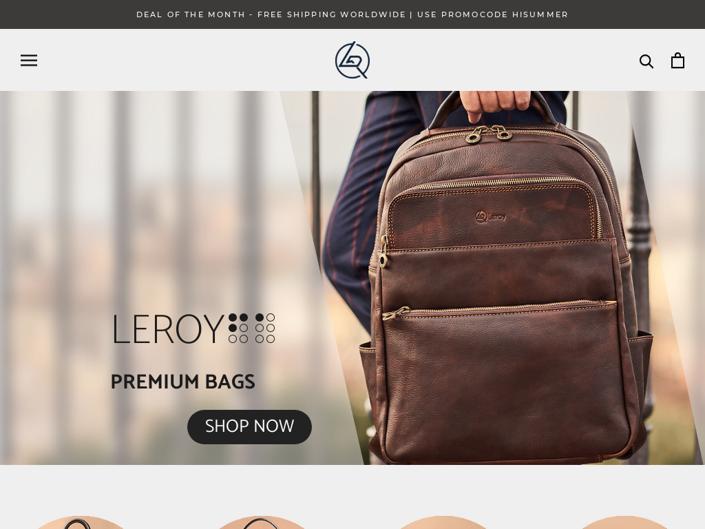 Leroy Group Website Screenshot