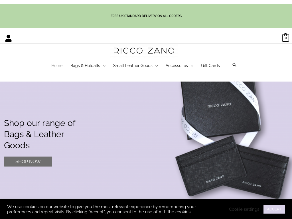 Ricco Zano Website Screenshot