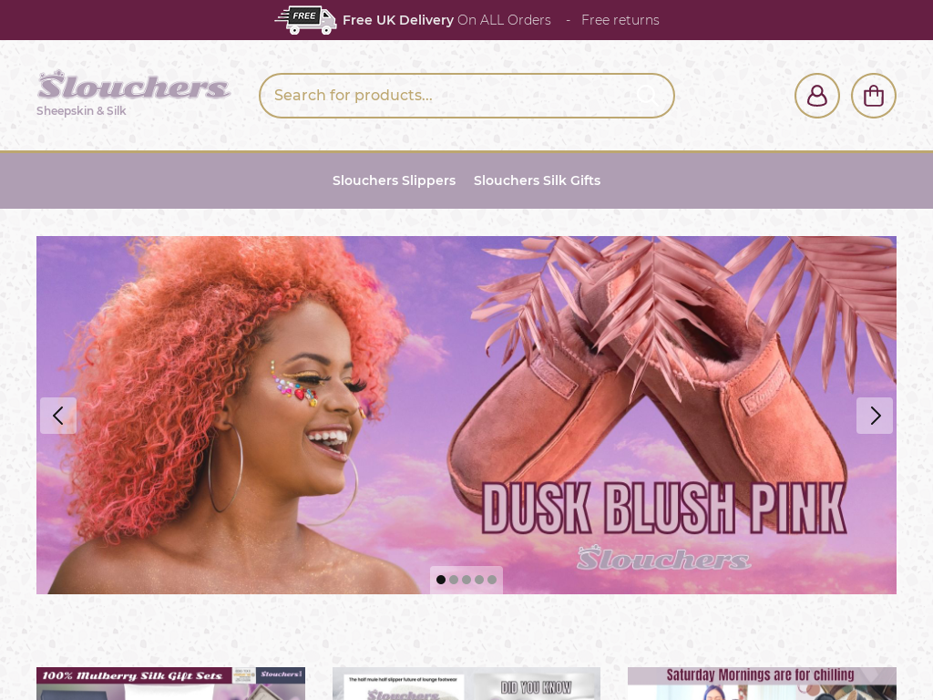 Slouchers Website Screenshot