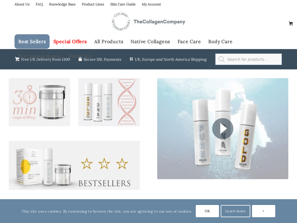 The Collagen Company Website Screenshot